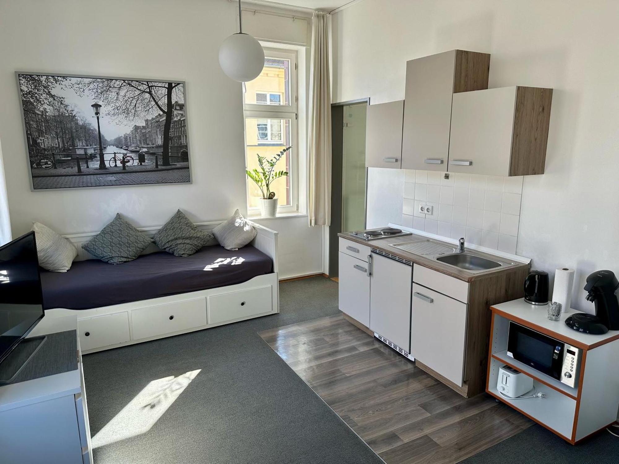 Ferienwohnungen Und Apartmenthaus Halle Saale - Villa Mathilda エクステリア 写真